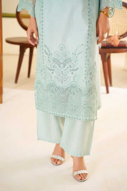 2pc summer embroidered suit - Nazanin
